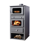 Estufa de leña con horno